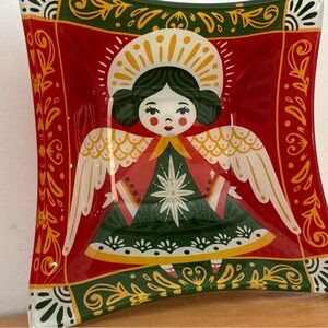 Set of 2 Adorable Glass Candy/Trinket Dish